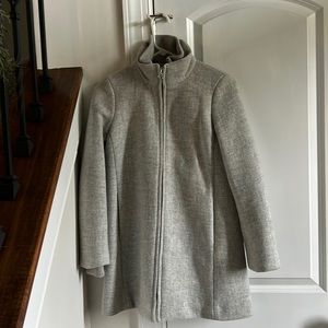 J Crew Gray Stadium Coat NWT